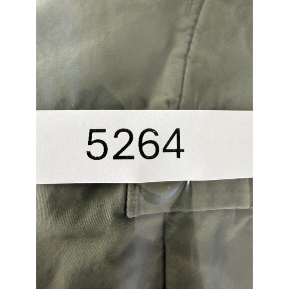 Tommy Hilfiger Size 10 Flat Front Straight Leg Chino Pant Olive Green Button Zip - Picture 11 of 11